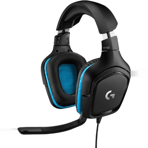 Logitech G432 游戏耳机 有线 7.1声道