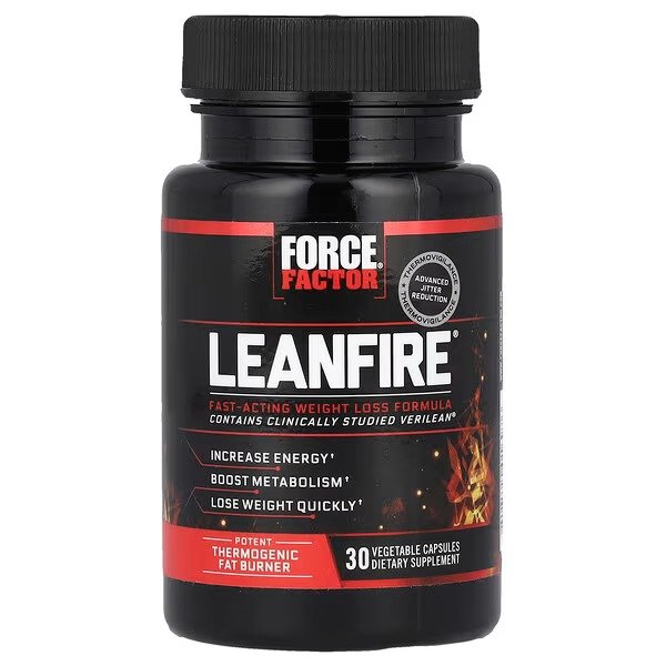 Force Factor, LeanFire®，30 粒素食胶囊