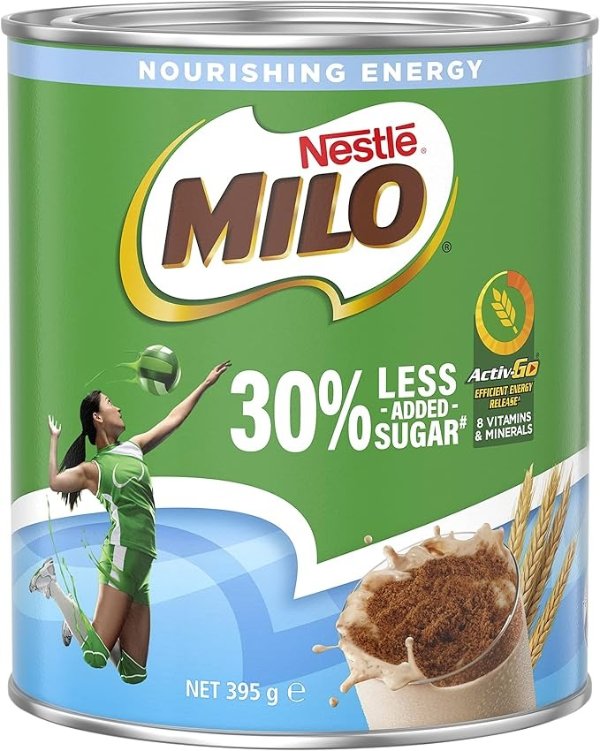 Milo 低添加 30% 巧克力麦芽粉饮料 395g