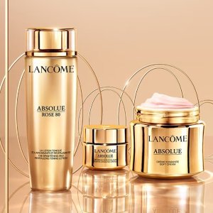 Lancome官网 套装7折+送$110礼🎁小黑瓶3件套$150