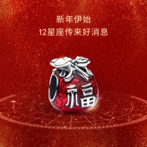 Pandora 蛇年春节上新🧧封面款福袋串珠$99 本命年红绳仅$89