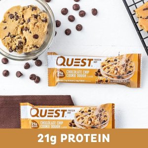QUEST NUTRITION巧克力饼干味蛋白棒12个