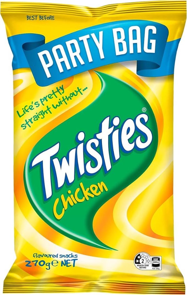 Twisties Regular Chicken Flavoured Snack 270 g