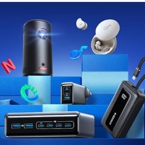 Anker 促销周 Soundcore无线耳机$27,33W快充头$22