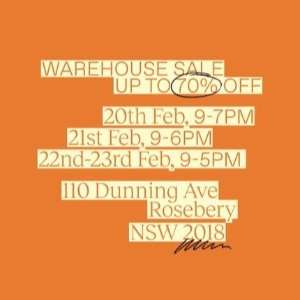 悉尼：INCU Warehouse Sale来了！2月20日起连续4天开购🛒