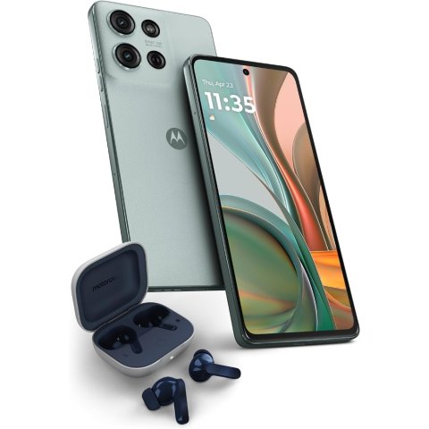 Motorola G75 (256GB)智能手机 + Moto Buds无线耳机套装