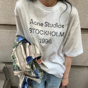 Acne Studios 爆款狂甩🔥1996T恤$371、字母围巾$252