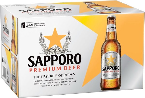 Sapporo 啤酒 355mL 24瓶