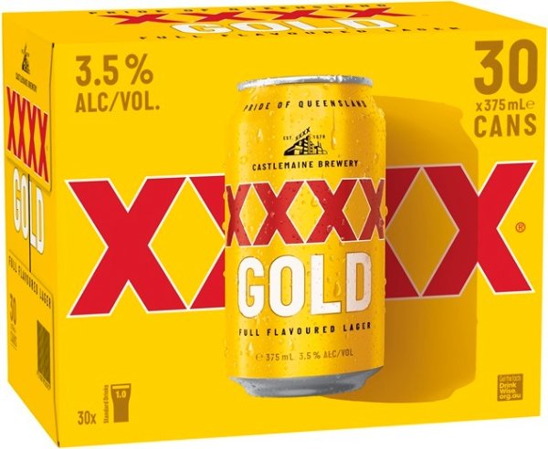 XXXX 啤酒 375mL 30罐