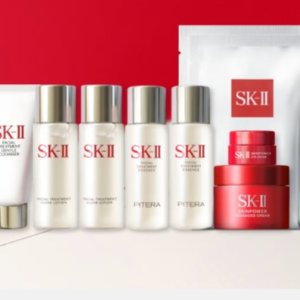 你爱的全都送🎉SK-II 满赠神仙水、前男友面膜、小灯泡等❗