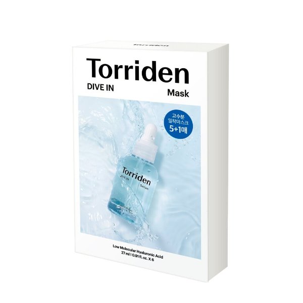 Torriden 透明质酸面膜 5+1ea