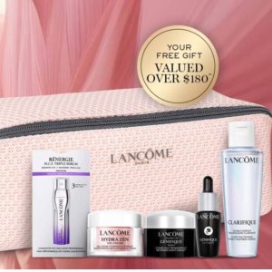 送得比买的多🎉Lancome 低门槛送$180护肤6件套！