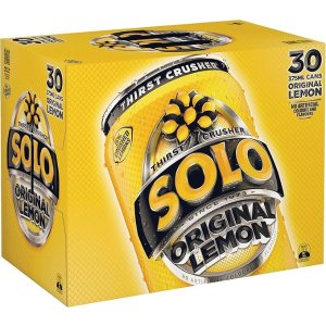 Solo 柠檬气泡水, 30 x 375ml