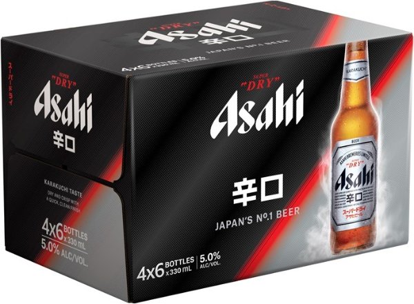 Asahi 啤酒 330mL 24瓶