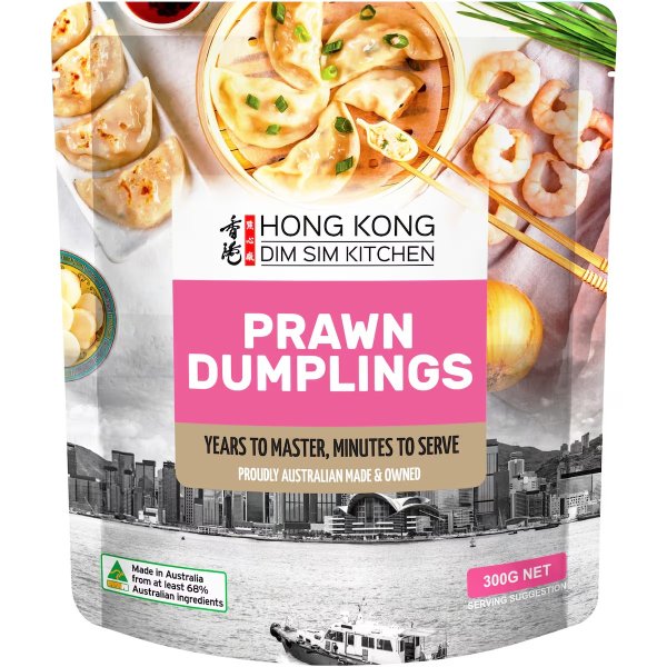 Hong Kong Dim Sim Kitchen 虾仁饺子 300g