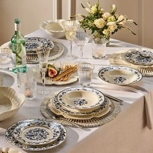 做饭党必逛！Myer餐具专场 白色花边骨瓷12件$84