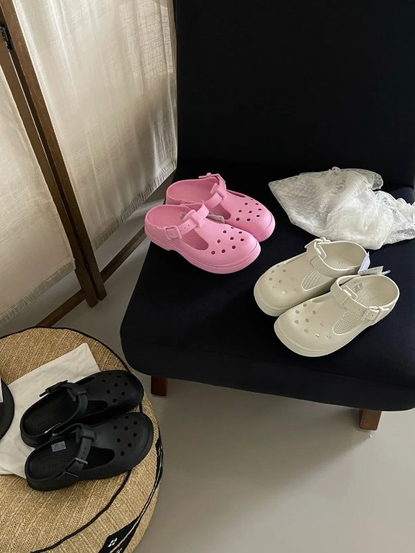 玛丽珍洞洞鞋 多色选