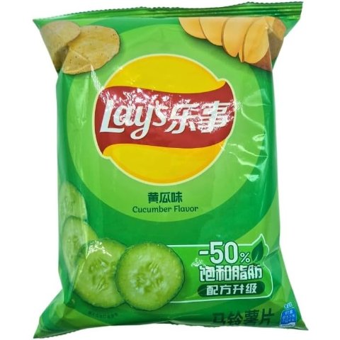 Lay s黄瓜味薯片 70g
