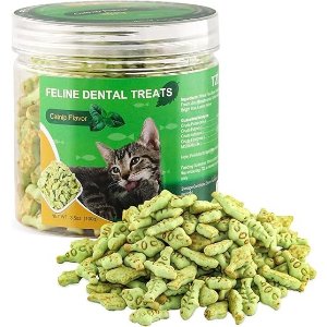 香脆猫薄荷鱼饼干