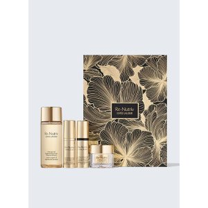 Estee Lauder价值$440! =5.5折!黑钻4件套 乳液30ml+精华5ml+面霜7ml+眼精华5ml