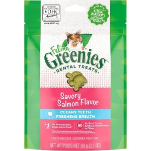 Greenies订阅享9折！猫咪洁牙零食 咸味三文鱼味 60g
