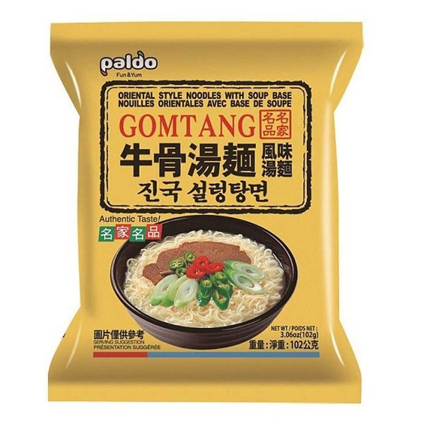 Paldo 牛骨汤面 102g