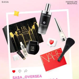 Sasa 冬日美妆护肤❄ 4折起+额外7.3折！LaMer精粹水$178