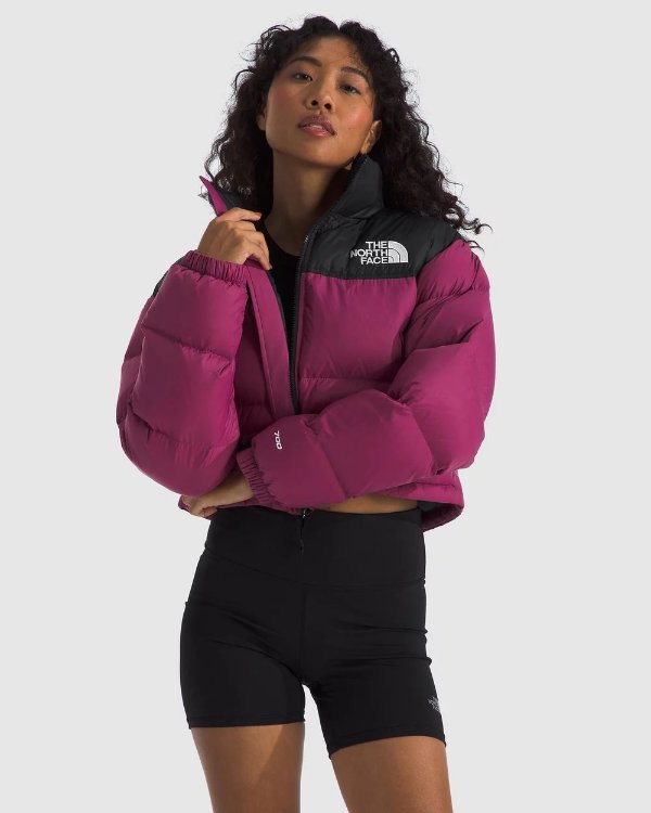 Nuptse 短款羽绒服