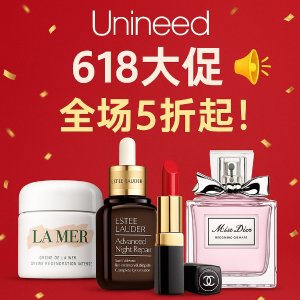 Unineed 618大促🔈全场5折起！LaMer浓缩精华直降$400