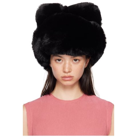 毛绒猫耳帽子