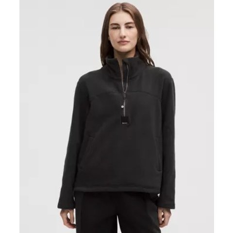 摇粒绒半拉链上衣