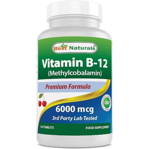 维生素 B12 6000 mcg 120片