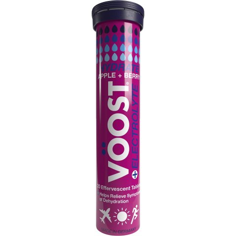 电解质泡腾片 苹果莓子味 20片