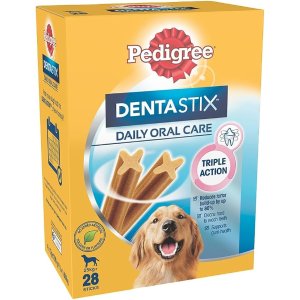 Pedigree订阅享9折！大型犬专用洁牙零食，28 支装
