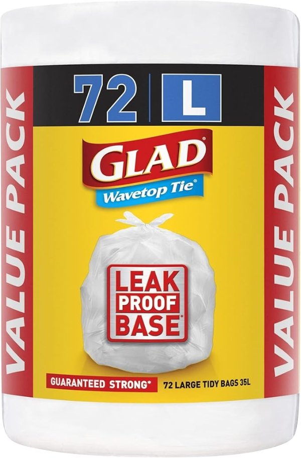 Glad 厨房垃圾袋 大号 72个