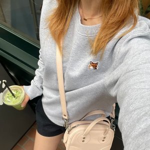 Maison Kitsune3折叠9折地板价！灰色卫衣