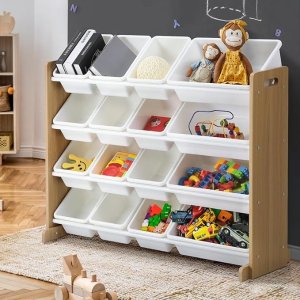玩具收纳篮低至$19amazon 宝宝玩具收纳用品合集 封面玩具收纳组合架$108