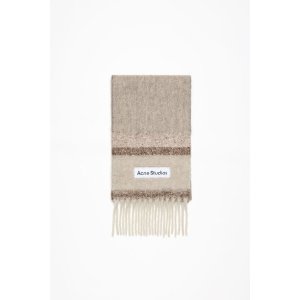 Acne Studios卡其色围巾