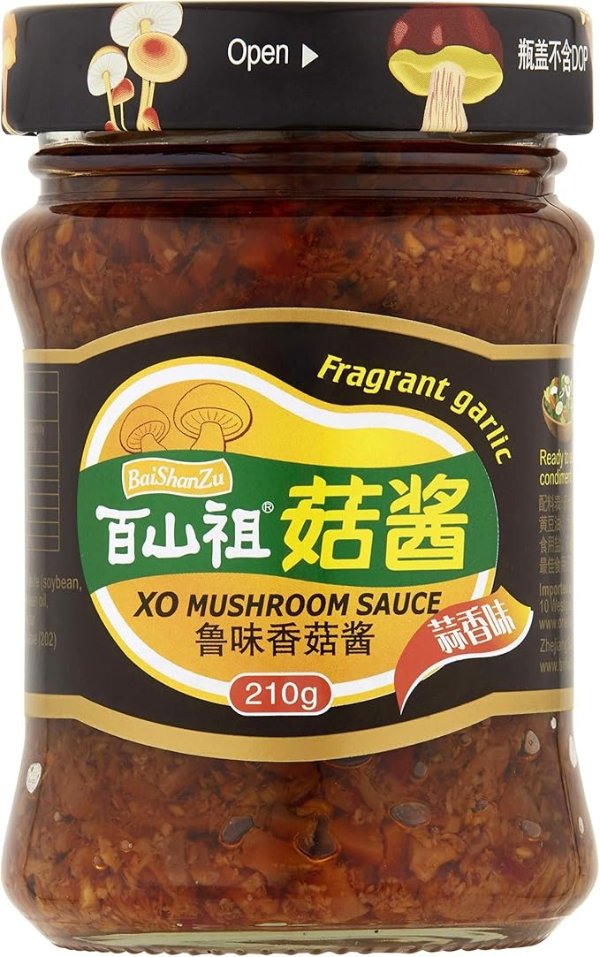 百山祖 鲁味香菇酱 210g