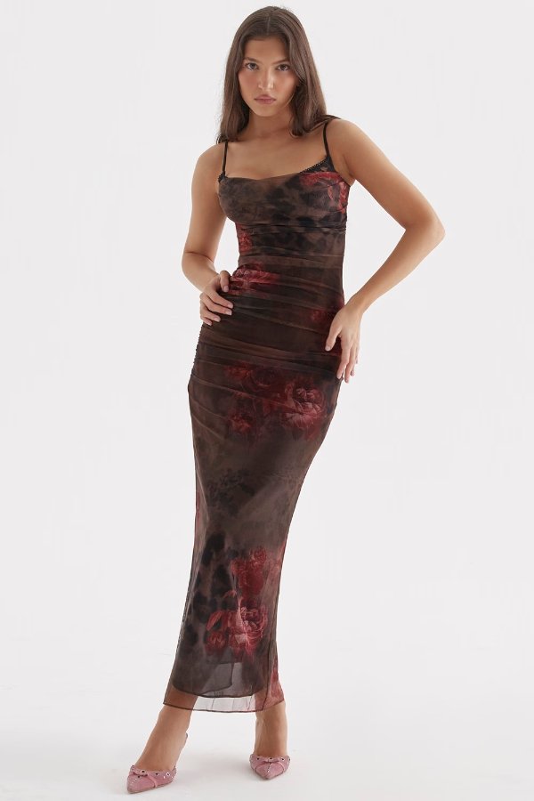 printed maxi dress - sale