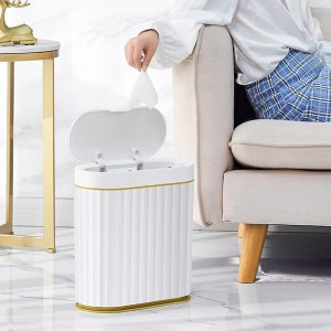 amazon 智能垃圾桶 热卖，感应开盖0接触，处女座爱了
