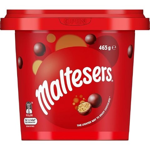 Maltesers 麦丽素牛奶巧克力桶 465g