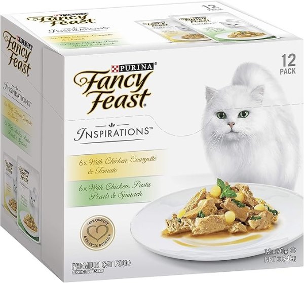 FancyFeast 成年猫湿粮鸡肉口味组合装 24x70克