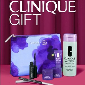 Clinique低门槛赠礼🎁含洁面、面霜、睫毛膏等