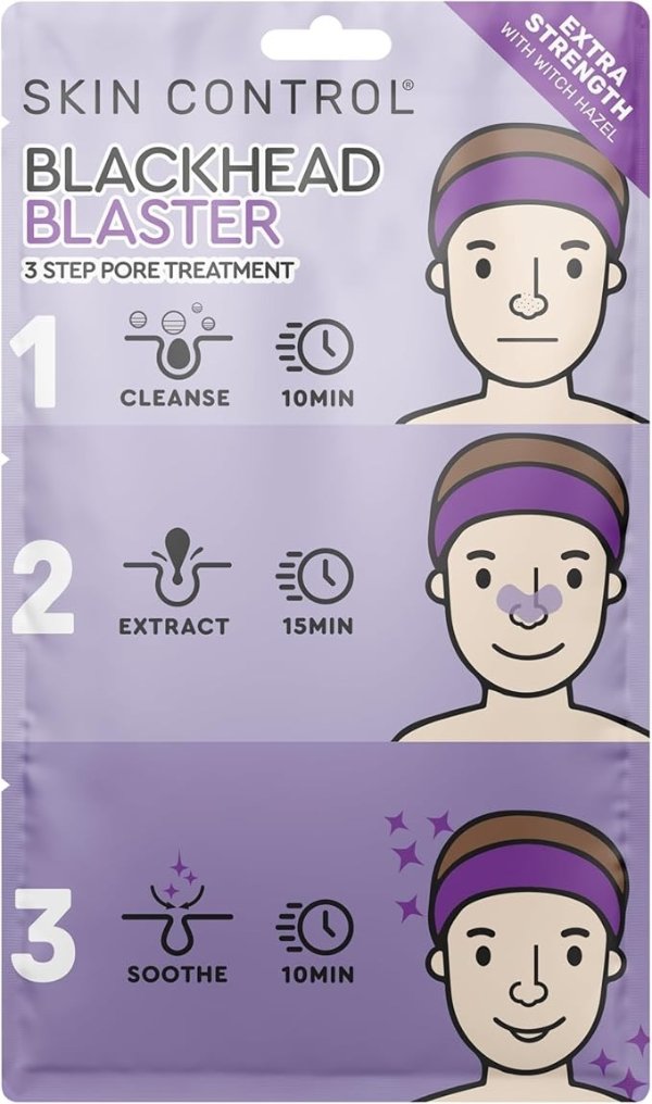Skin Control 黑头清洁棒 三步装