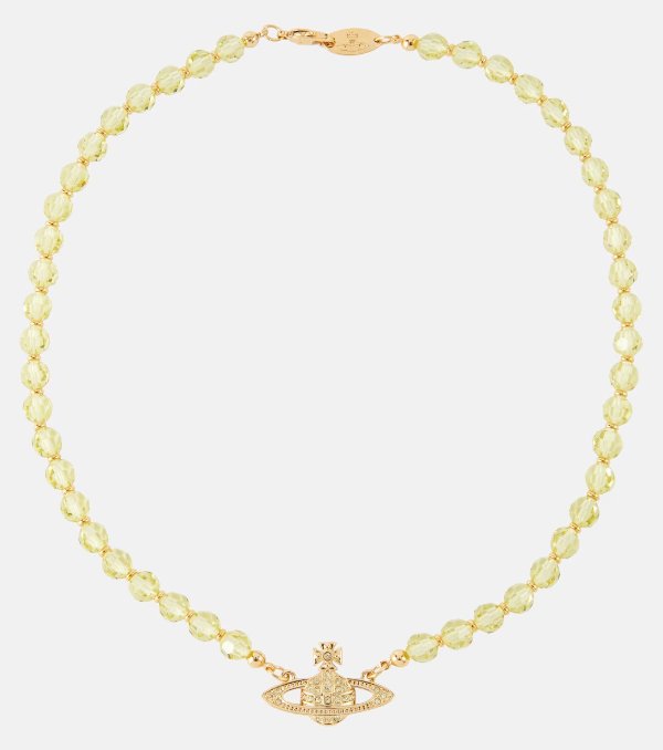 金色珠珠土星Choker