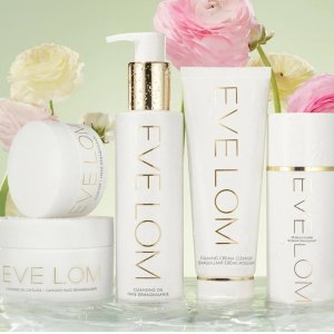 EVE LOM 全场大促！100ml卸妆膏£52、尝鲜套装£20