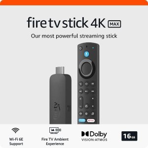 Prime Day：Fire TV 电视棒 4K杜比 流媒体全能看！