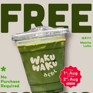 猫本小羊毛🐏Waku Waku日料店免费送抹茶拿铁 🥤