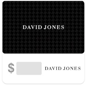 David Jones满$100返$12=8.9折David Jones礼卡